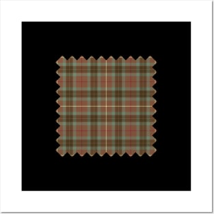 Clan Fraser Hunting Weathered Tartan Posters and Art